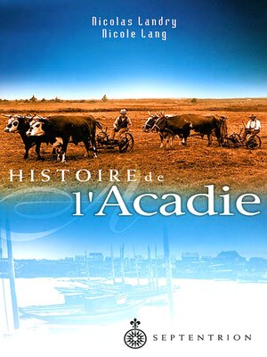 cover image of Histoire de l'Acadie